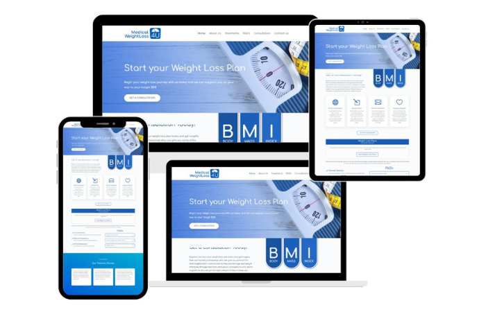 Medical Weight loss web development
